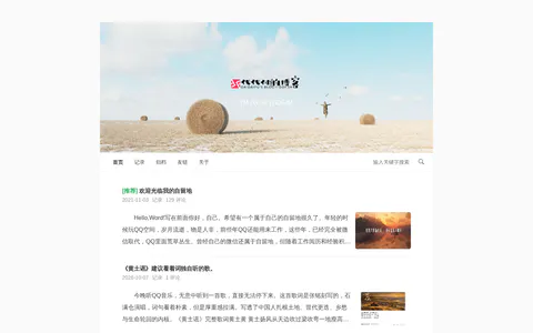 DAIDAIFU'S BLOG 的首页截图