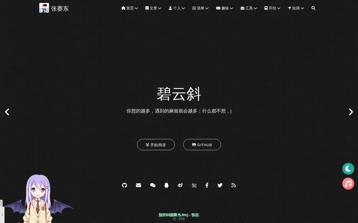 张赛东 的首页截图