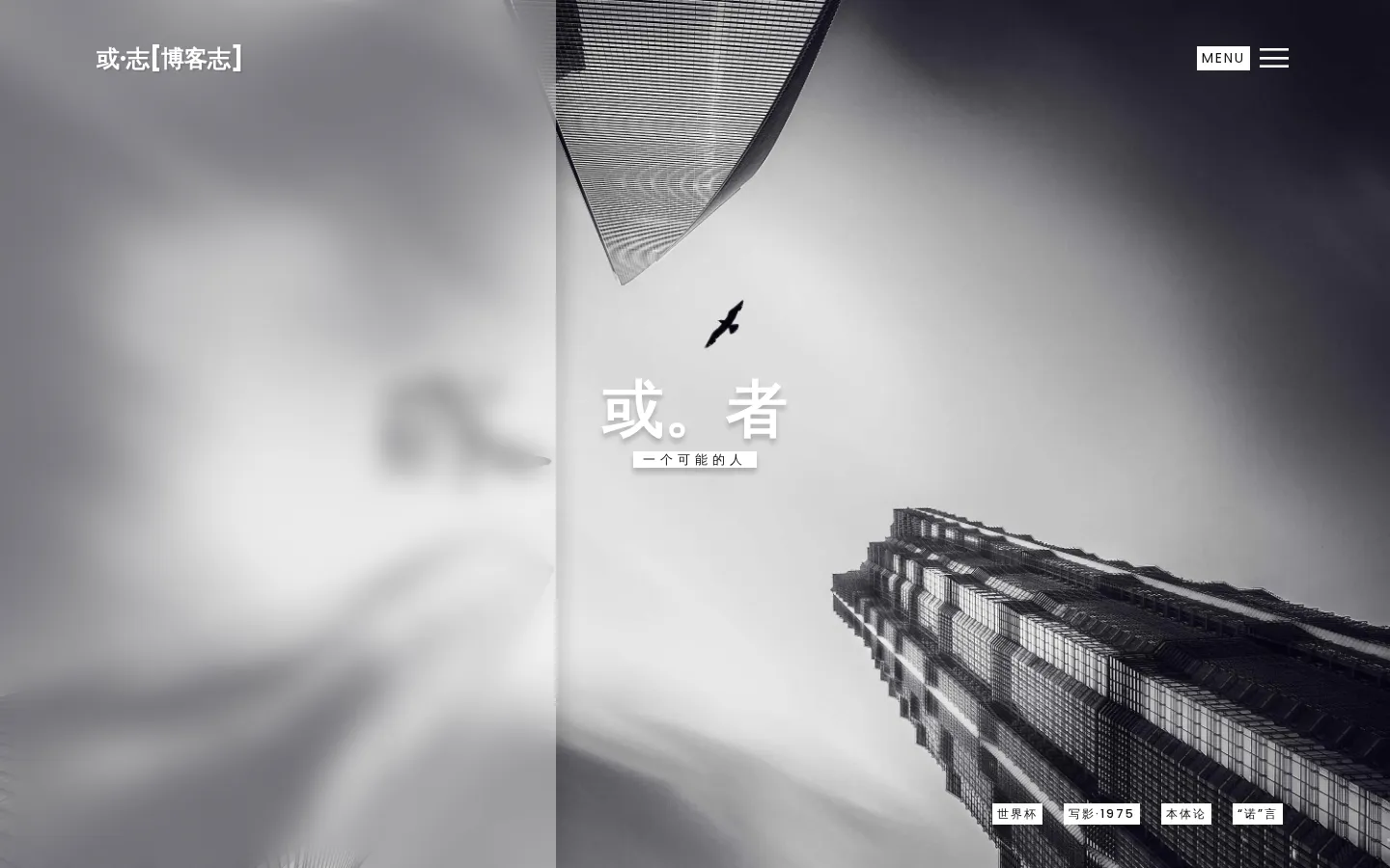 或。者——一个可能的人 的首页截图