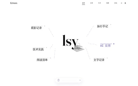 echoes 的首页截图