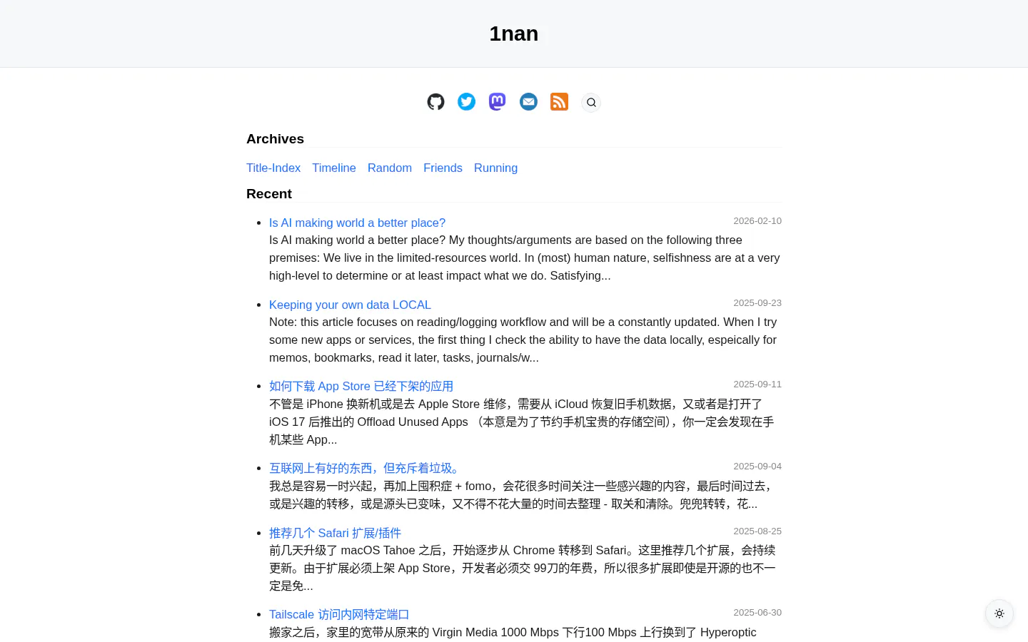 1nan 的首页截图