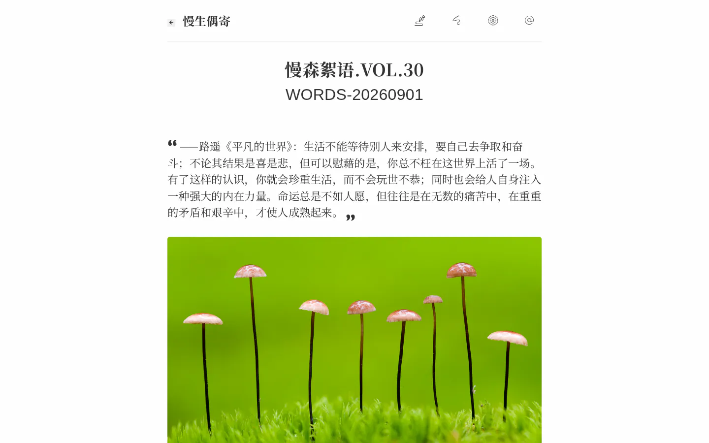 慢生偶寄 的首页截图