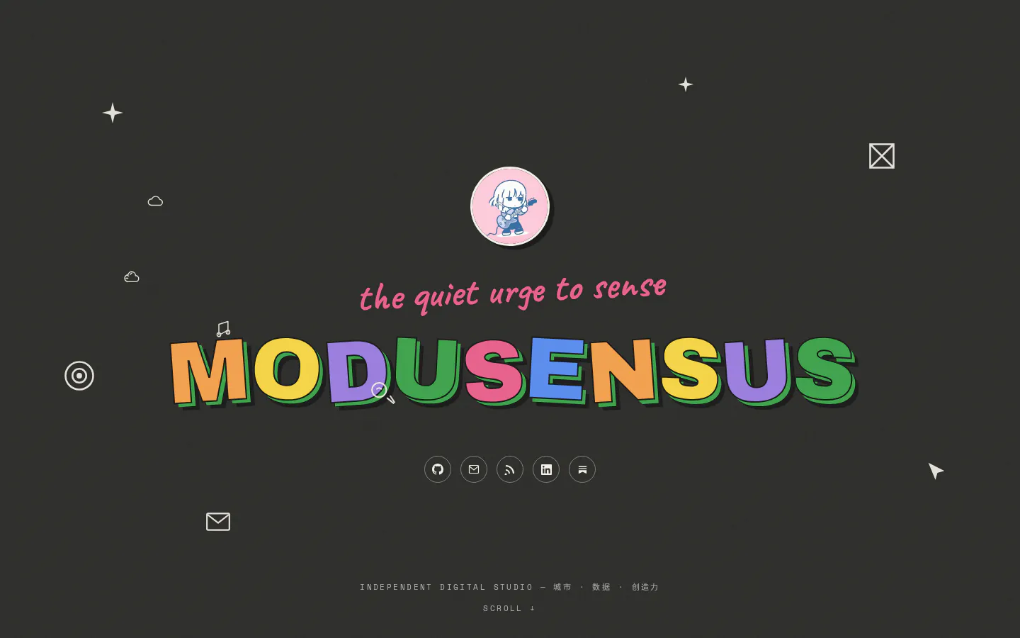 modusensus 的首页截图