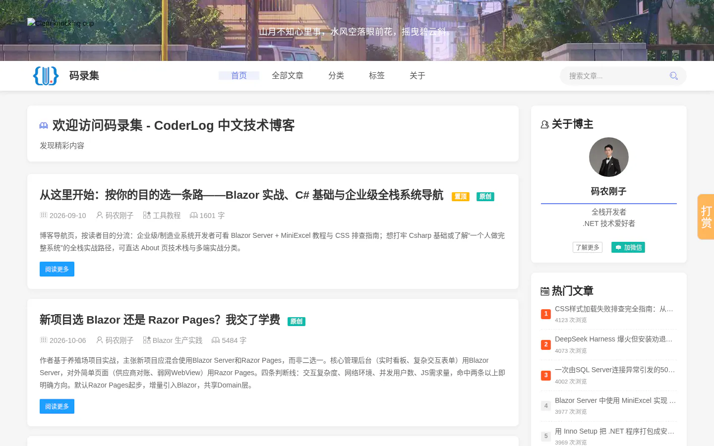 码录集 的首页截图